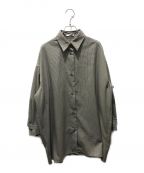 CLANEクラネ）の古着「GUNCLUB CHECK BACKFRILL SHIRT 17108-3031」｜ブラウン