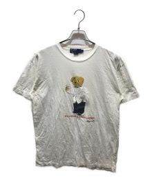 POLO RALPH LAUREN（ポロ・ラルフローレン）の古着「ポロベアTシャツ　シングルステッチ」｜ホワイト