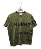 BURBERRY LONDONバーバリーロンドン）の古着「HARLFORD プリントTシャツ　8055249」｜オリーブ