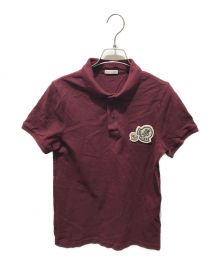 MONCLER（モンクレール）の古着「MAGLIA POLO MANICA CORTA D10918304200 84556」｜ボルドー