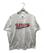 YOHJI YAMAMOTO×SUPREMEヨウジヤマモト×シュプリーム）の古着「Logo Tee　20AW」｜ホワイト