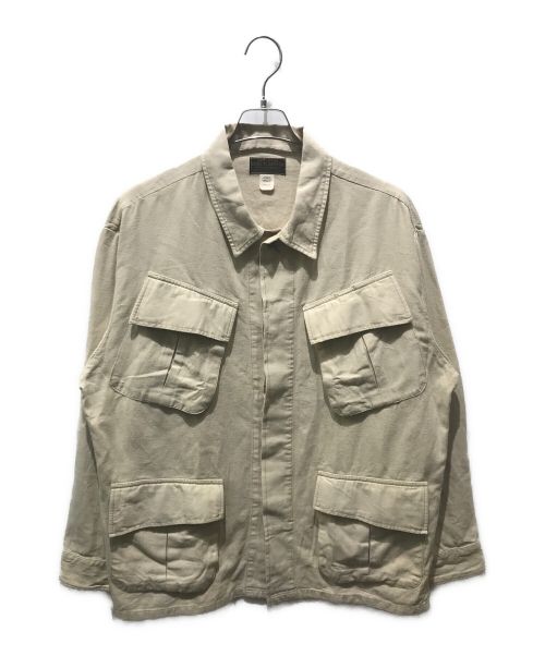 RRL（ダブルアールエル）RRL (ダブルアールエル) Ron Herman (ロンハーマン) 別注 Cotton Linen Jacket アイボリー サイズ:XLの古着・服飾アイテム