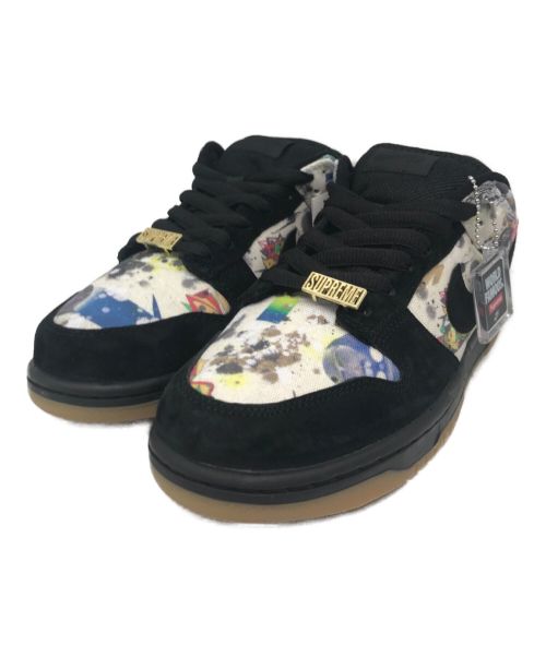 NIKE SB（ナイキエスビー）NIKE SB (ナイキエスビー) SUPREME (シュプリーム) ダンクロー　FD8778-001 ブラック×マルチカラー サイズ:26.5cm 未使用品の古着・服飾アイテム