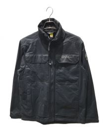 Eddie Bauer（エディーバウアー）の古着「ハイネックジャケット 100周年記念 LIMITED EDITION モンベルプル付」｜ブラック