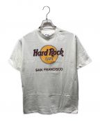 Hanesヘインズ）の古着「Tシャツ　80’ｓ Hard Rock CAFE」｜ホワイト