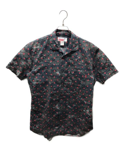 SUPREME（シュプリーム）SUPREME (シュプリーム) COMME des GARCONS SHIRT (コムデギャルソンシャツ) LOOP COLLAR SHIRT グレー サイズ:Lの古着・服飾アイテム