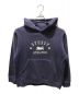 stussy（ステューシー）の古着「90’s プリントパーカー　OLD 紺タグ」｜ネイビー