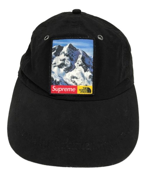 THE NORTH FACE（ザ ノース フェイス）THE NORTH FACE (ザ ノース フェイス) SUPREME (シュプリーム) 別注 Mountain 6-Panel Hat　NN41700I　17AW ブラックの古着・服飾アイテム