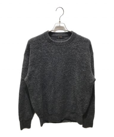 【中古・古着通販】MAATEE&SONS (マーティーアンドサンズ) CASHMERE SHAGGY 2 P/O SWEATER チャコールグレー  サイズ:3｜ブランド・古着通販 トレファク公式【TREFAC FASHION】スマホサイト