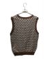 BoTT (ボット) Link Knit Vest ブラウン×グリーン サイズ:L：9000円