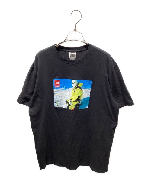 THE NORTH FACE（ザ ノース フェイス）THE NORTH FACE (ザ ノース フェイス) SUPREME (シュプリーム) Expedition S/S Tee NT81802I ブラック サイズ:Lの古着・服飾アイテム