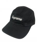 SUPREMEシュプリーム）の古着「Twill Camp Cap」｜ブラック