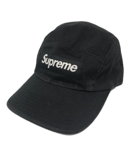 SUPREME（シュプリーム）SUPREME (シュプリーム) Twill Camp Cap ブラックの古着・服飾アイテム