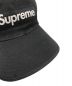 中古・古着 SUPREME (シュプリーム) Twill Camp Cap ブラック：7800円