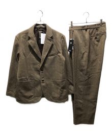 GOLDWIN×KAPTAIN SUNSHINE（ゴールドウイン×キャプテンサンシャイン）の古着「Tweed 2B Jacket / Tweed Trousers GL12703K / GL72753K」｜ブラウン