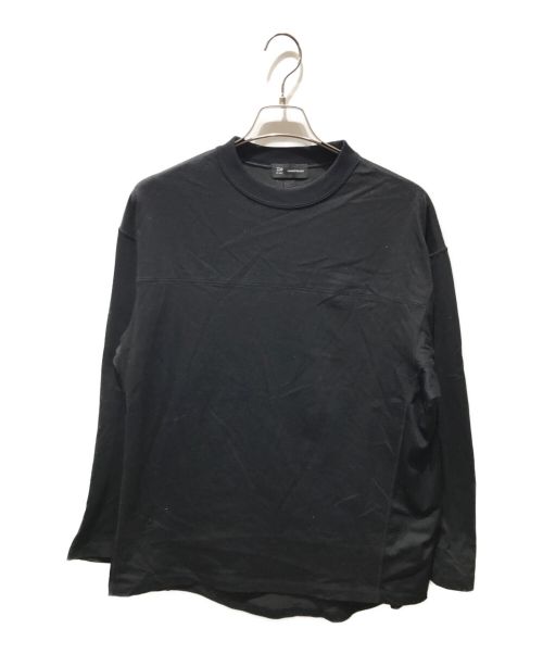 D-VEC（ディーベック）D-VEC (ディーベック) ALMOSTBLACK (オールモストブラック) COTTON PLATING LONG T-SHIRT　VF-20400628 ブラック サイズ:2の古着・服飾アイテム