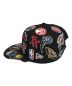 New Era (ニューエラ) ALL OVER NBA TEAM Snapback Hat ブラック：5800円