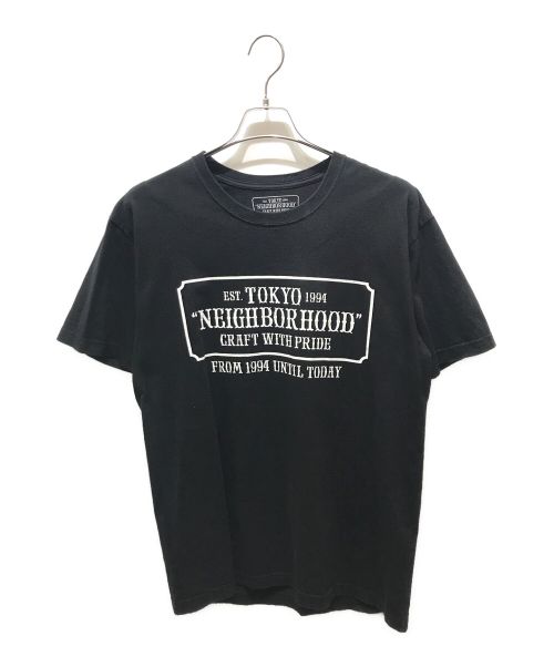 NEIGHBORHOOD（ネイバーフッド）NEIGHBORHOOD (ネイバーフッド) ロゴTシャツ ブラック サイズ:Lの古着・服飾アイテム