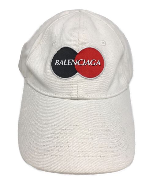 BALENCIAGA（バレンシアガ）BALENCIAGA (バレンシアガ) ロゴキャップ ホワイト サイズ:Lの古着・服飾アイテム