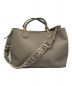 EMPORIO ARMANI (エンポリオアルマーニ) 2WAYバッグ Medium MyEA shopper bag ベージュ：17800円