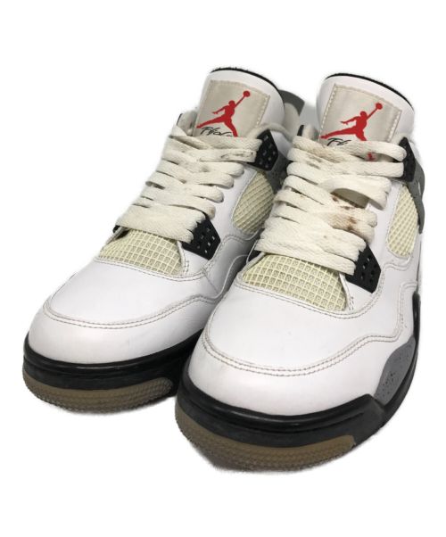 NIKE（ナイキ）NIKE (ナイキ) AIR JORDAN 4 RETRO　308497-103 ホワイト サイズ:27cmの古着・服飾アイテム