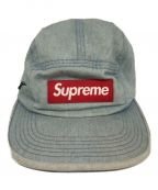 SUPREMEシュプリーム）の古着「Washed Chino Twill Camp Cap」｜インディゴ