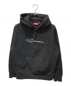 SUPREMEシュプリーム）の古着「Classic Script Hooded Sweatshirt パーカー」｜ブラック