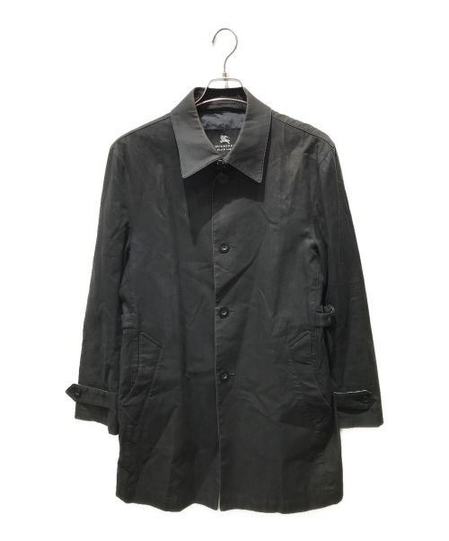 BURBERRY BLACK LABEL（バーバリーブラックレーベル）BURBERRY BLACK LABEL (バーバリーブラックレーベル) ステンカラーコート　BMA30-500-09 ブラック サイズ:Ｌの古着・服飾アイテム