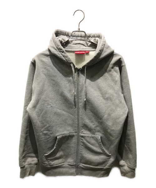 SUPREME（シュプリーム）SUPREME (シュプリーム) Felt Hooded Logo Zip　15AW グレー サイズ:Lの古着・服飾アイテム