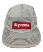 SUPREMEシュプリーム）の古着「Washed Chino Twill Camp Cap　18AW」｜インディゴ