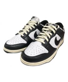 NIKE（ナイキ）の古着「ウィメンズ ダンク ロー プレミアム "ヴィンテージ パンダ"　FQ8899-100」｜ブラック×ホワイト