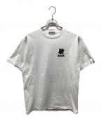 A BATHING APE×UNDEFEATEDアベイシングエイプ×アンディフィーテッド）の古着「プリントTシャツ」｜ホワイト