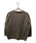 ticca (ティッカ) YAK WOOL KNIT　16AW-309-02 ブラウン サイズ:F：8800円