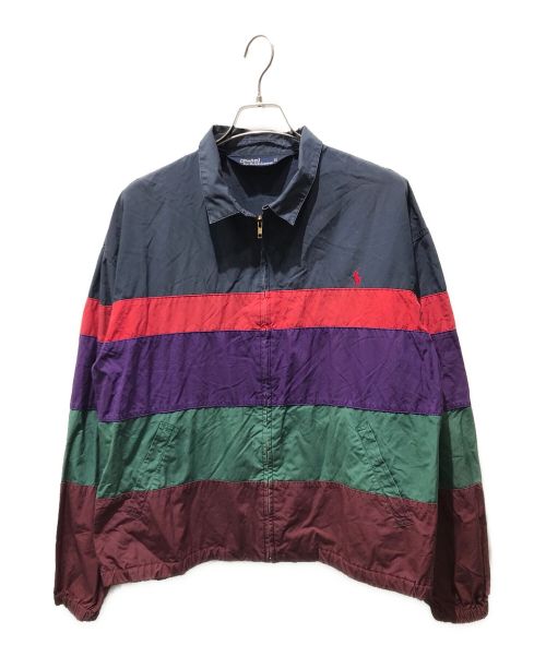 POLO RALPH LAUREN（ポロ・ラルフローレン）POLO RALPH LAUREN (ポロ・ラルフローレン) スイングトップ マルチカラー サイズ:XLの古着・服飾アイテム