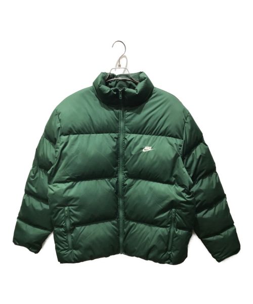 NIKE（ナイキ）NIKE (ナイキ) AS M NK CLUB PUFFER JKT　HO230409EAG グリーン サイズ:XLの古着・服飾アイテム