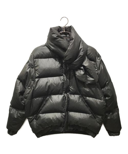 SASQUATCHfabrix.（サスクワッチファブリックス）SASQUATCHfabrix. (サスクワッチファブリックス) BACK TO THE DOWN JACKET 23AW-JKH-020 ブラック サイズ:Lの古着・服飾アイテム