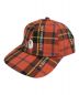 A BATHING APE（アベイシングエイプ）の古着「LOGO CHECK PANEL CAP　001CPI301027M」｜オレンジ