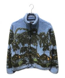 stussy（ステューシー）の古着「Hawaiian Jacquard Mock 19AW」｜ブルー