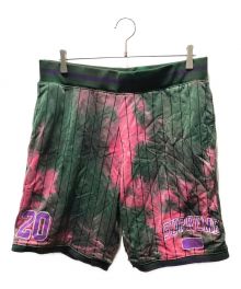 SUPREME（シュプリーム）の古着「Dyed basket ball short　20AW」｜グリーン