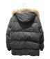 MONCLER (モンクレール) ダウンジャケット 茶タグ フード付き ブラック サイズ:3：14800円