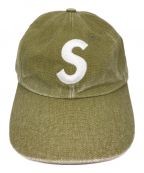 SUPREMEシュプリーム）の古着「Kevlar Denim S Logo 6-Panel」｜オリーブ