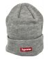 SUPREME（シュプリーム）の古着「New Era S Logo Beanie」｜グレー