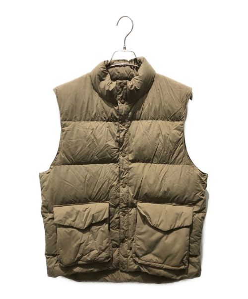 Snow peak（スノーピーク）Snow peak (スノーピーク) URBAN RESEARCH DOORS (アーバンリサーチ ドアーズ) R/N Ripstop Down Vest UR-JK-22AU701 ベージュ サイズ:Lの古着・服飾アイテム