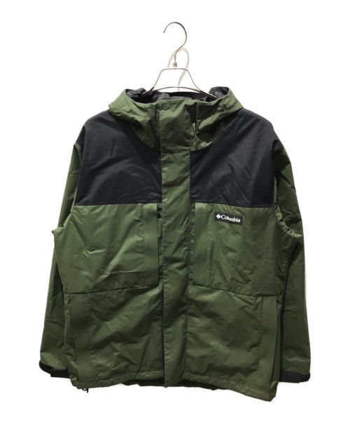 Columbia（コロンビア）Columbia (コロンビア) ウッドロードジャケット　PM0559 カーキ×ブラック サイズ:XLの古着・服飾アイテム