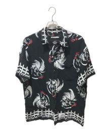 NEIGHBORHOOD（ネイバーフッド）の古着「ALOHA.ROOSTER R-SHIRT.SS　201TSNH-SHM07」｜ブラック