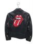 ROLLING STONES (ローリングストーンズ) JACKROSE (ジャックローズ) ダブルライダースジャケット　270709J ブラック サイズ:3：18000円