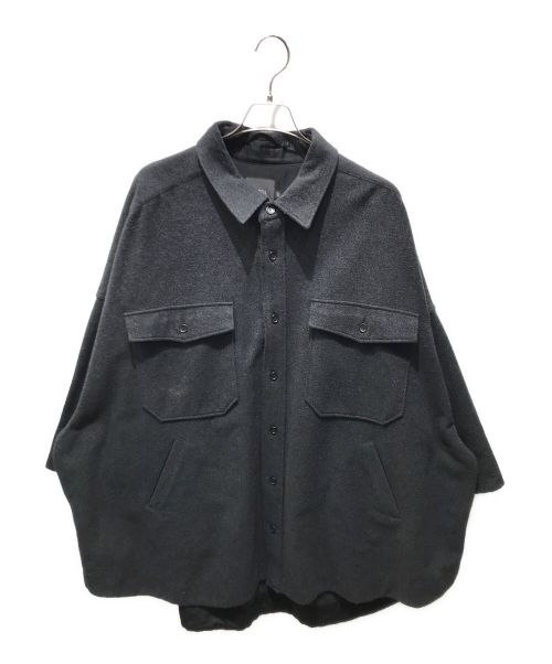 ROTOL（ロトル）ROTOL (ロトル) KSDK CPO H/S SHIRT-MELTON　R13SEM17 グレー サイズ:3の古着・服飾アイテム