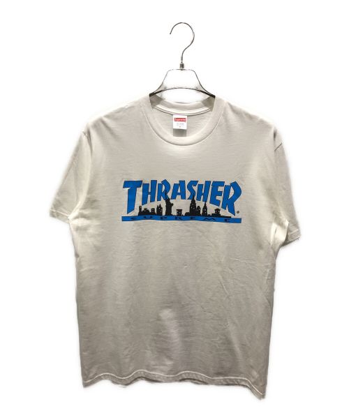 SUPREME（シュプリーム）SUPREME (シュプリーム) THRASHER (スラッシャー) Thrasher Skyline Tee　21AW ホワイト サイズ:Ｍの古着・服飾アイテム