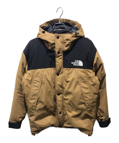 THE NORTH FACE（ザ ノース フェイス）THE NORTH FACE (ザ ノース フェイス) マウンテンダウンジャケット ND91930 ベージュ×ブラック サイズ:XLの古着・服飾アイテム