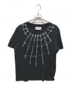 Maison Margiela 10メゾンマルジェラ 10）の古着「SPIDER WEB TEE　ここのえ期」｜ブラック